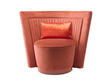 LAYLA - Swivel leather armchair by Siwa Soft Style - view 2